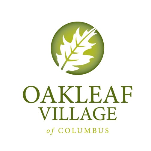 oakleaf village of columbus vertical logo